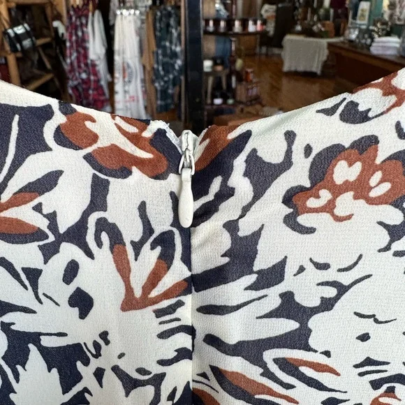 Floral Print Dress with Long Sleeves - Picture 10 of 13